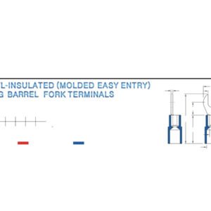 Electrical Terminals — dimensioned outline drawing