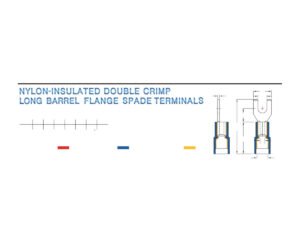 Electrical Terminals — dimensioned outline drawing