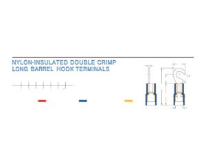 Electrical Terminals — dimensioned outline drawing