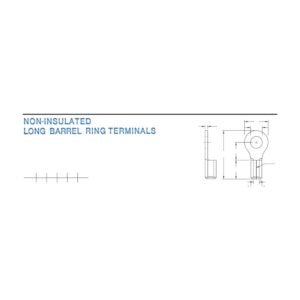 Electrical Terminals — dimensioned outline drawing