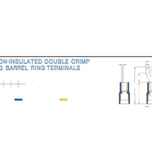 Electrical Terminals — dimensioned outline drawing