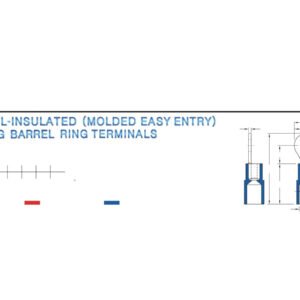 Electrical Terminals — dimensioned outline drawing
