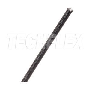 Techflex Flexo PET PTN0.13 expandable braided sleeving, black
