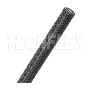 Techflex Flexo PET PTN0.44 expandable braided sleeving, black