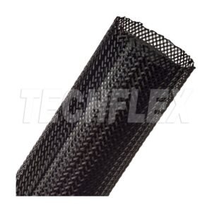 Techflex Flexo PET PTN1.75 expandable braided sleeving, black
