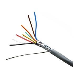 Quabbin 7555 - Quabbin Multiconductor Audio, Control & Computer Interconnect, AWM 2464 – 22 AWG, 10 conductor, shielded, PVC, Chrome Gray