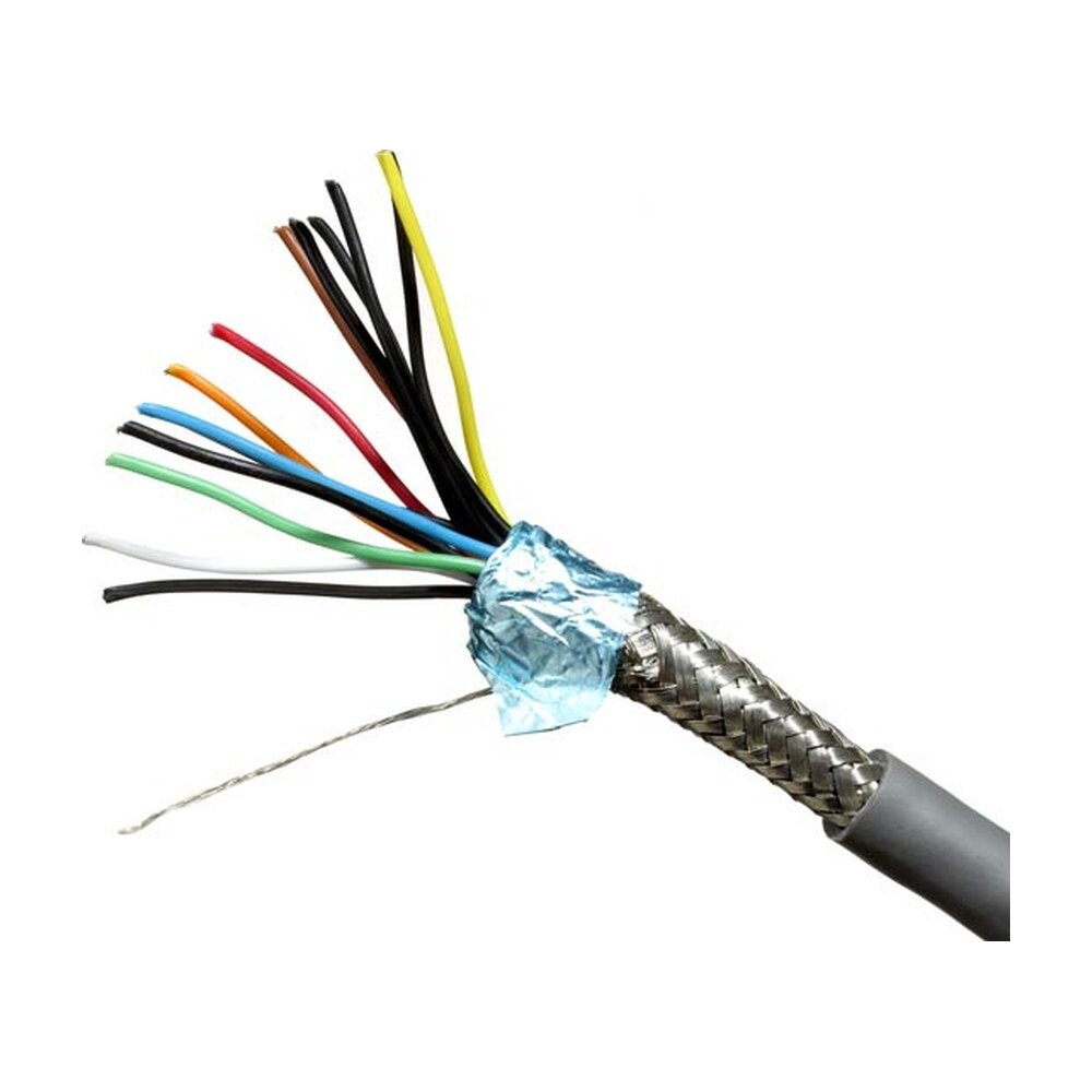 Quabbin 8312 - Quabbin Multipair RS-485, AWM 2448 – 24 AWG, 6 pair, shielded, PVC, Chrome Gray