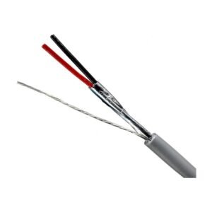 Quabbin 0275 - Quabbin Multipair PLTC, AWM 2464 – 22 AWG, 19 pair, shielded, PVC, Chrome Gray