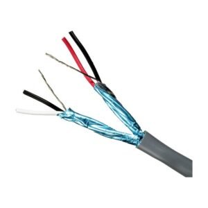 Quabbin 7440 - Quabbin Multipair Audio, Control & Computer Interconnect, AWM 2919 – 22 AWG, 27 pair, unshielded with shielded pairs, PVC, Chrome Gray