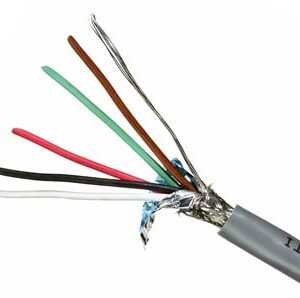 Quabbin 8670 - Quabbin Multiconductor RS-232, AWM 2919 – 24 AWG, 10 conductor, shielded, PVC, Chrome Gray