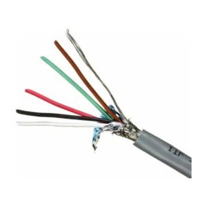 Quabbin 8670 - Quabbin Multiconductor RS-232, AWM 2919 – 24 AWG, 10 conductor, shielded, PVC, Chrome Gray