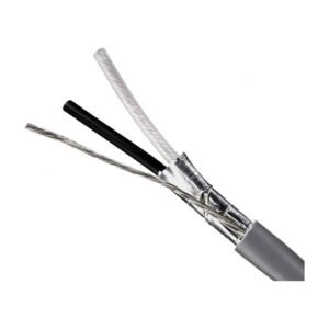 Quabbin 0230 - Quabbin Multiconductor PLTC, AWM 2464 – 16 AWG, 3 conductor, shielded, PVC, Chrome Gray