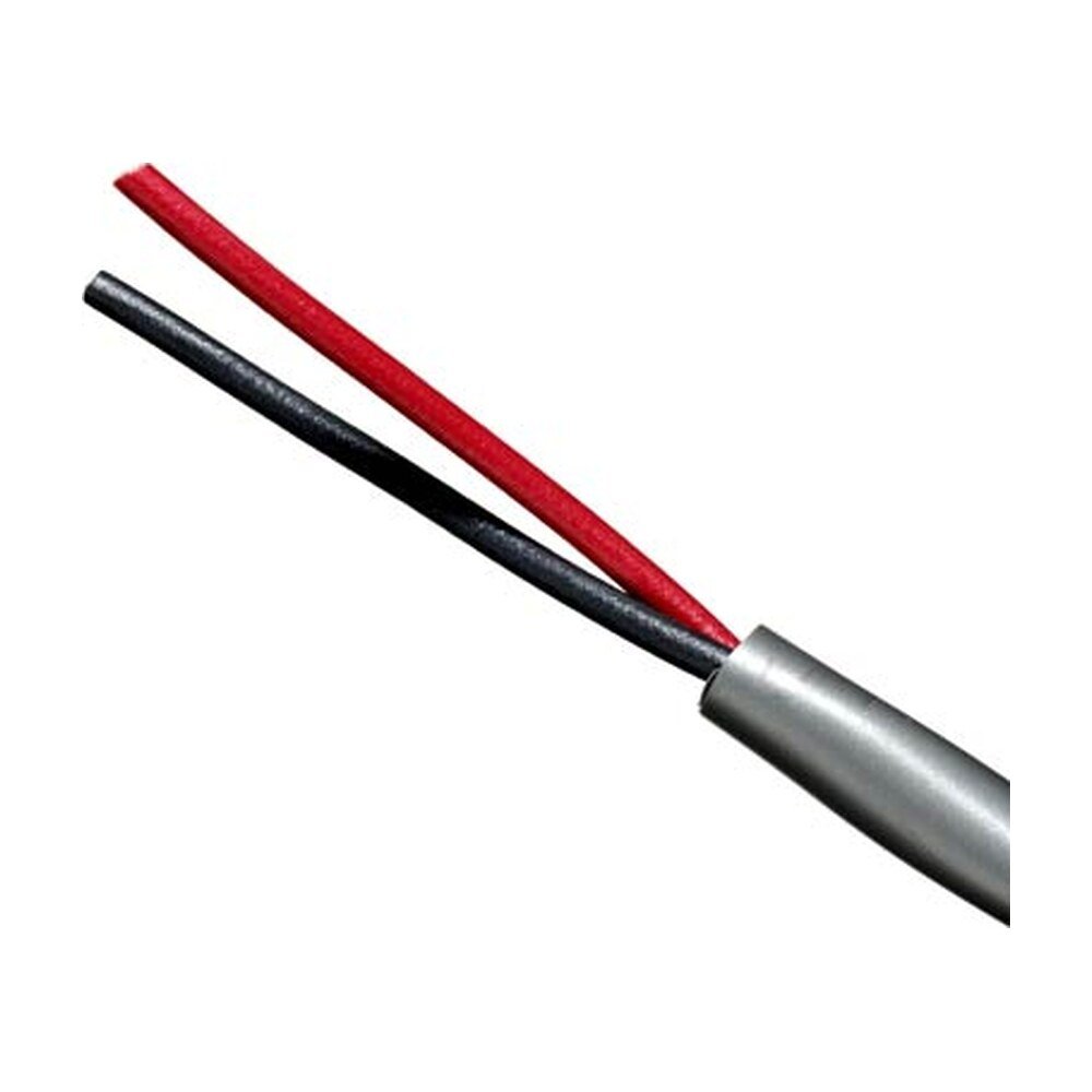 Quabbin 0145 - Quabbin Multiconductor PLTC, AWM 2464 – 16 AWG, 2 conductor, unshielded, PVC, Chrome Gray