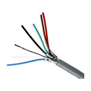 Quabbin 4177 - Quabbin Multiconductor Instrumentation, Audio, Control, Broadcast – 18 AWG, 6 conductor, shielded, PVC, Chrome Gray