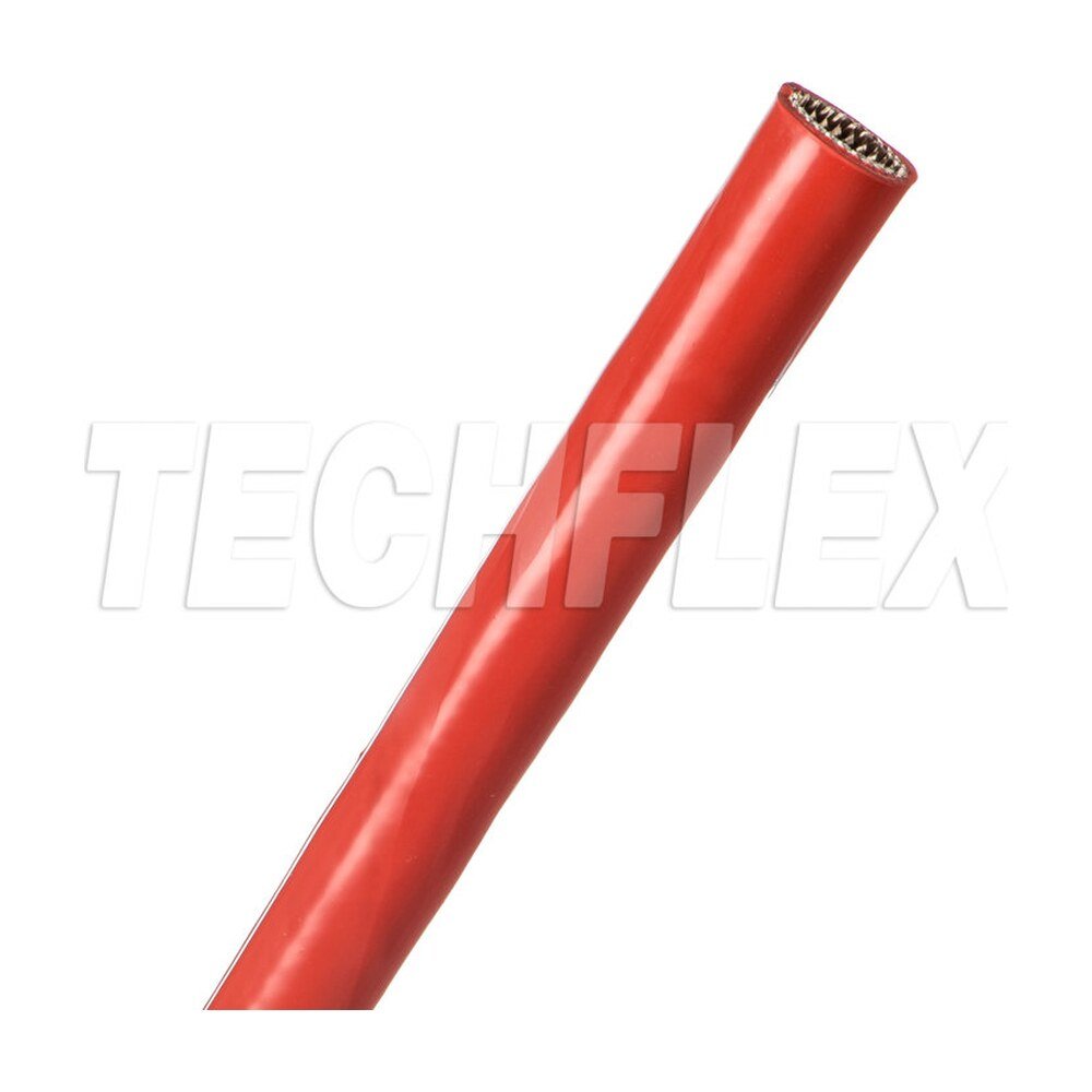Techflex Heavy Wall Silicone Flex Glass SGHG.09RD - 9 AWG High Voltage Insulating Sleeving