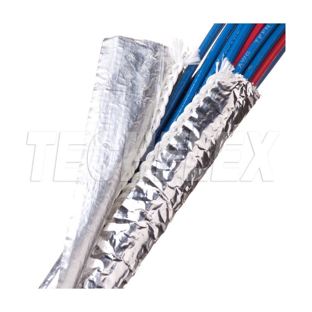 Techflex T6 ThermaShield T6F2.00SV - 2" Aluminised Heat Shield Sleeving
