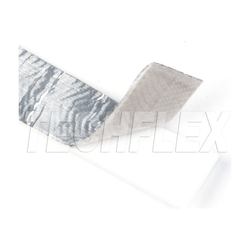Techflex ThermaShield Flat TSN3.00SV - 3" Aluminised Heat Shield Sleeving