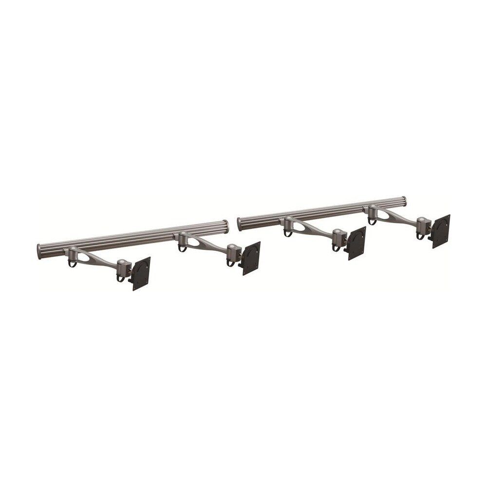 VESA Wall Mount for 4 Monitors w/ Full Swing Single Arms - HMW-41A1