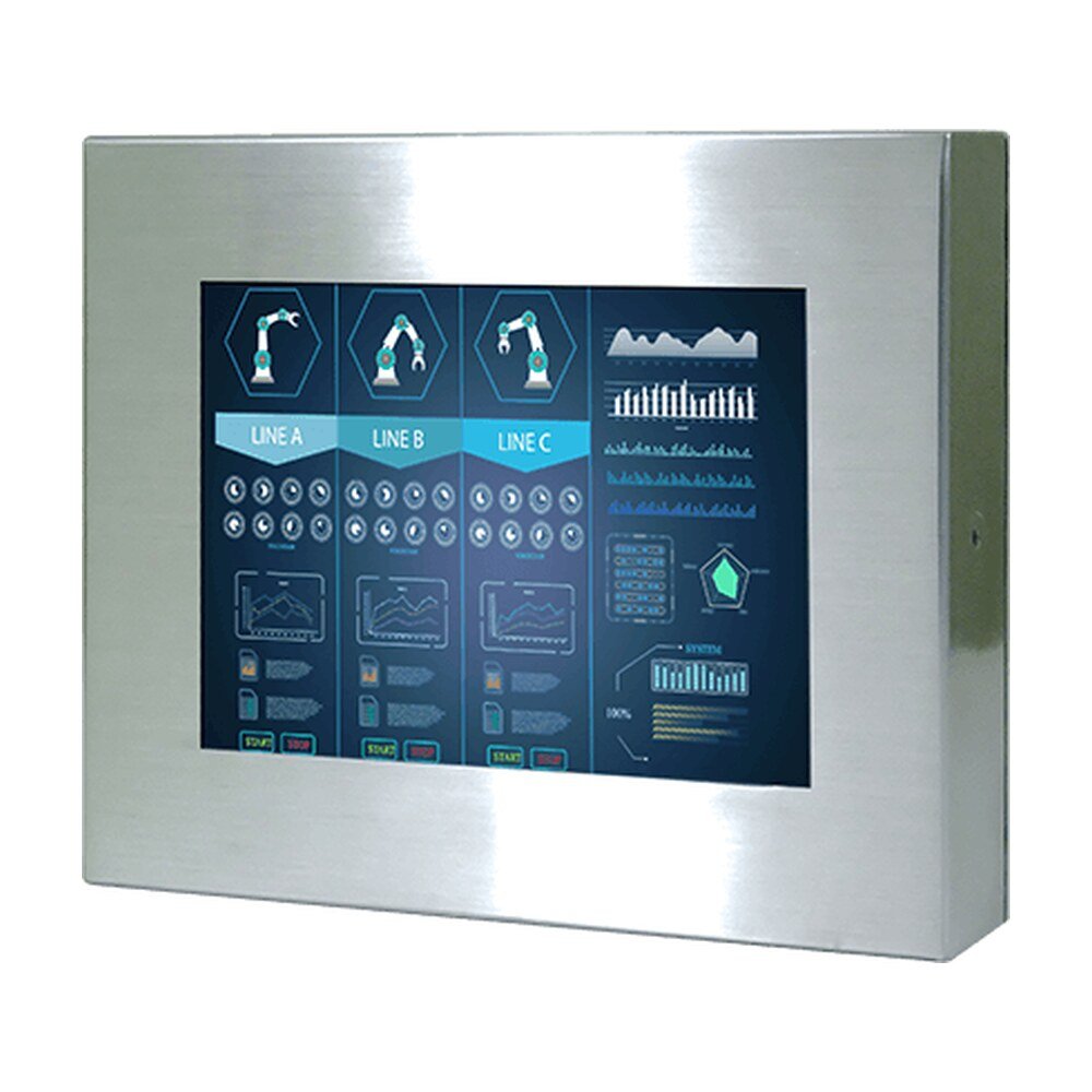 Winmate R08T200-65U1 8.4" IP65 Stainless Resistive Chassis Display