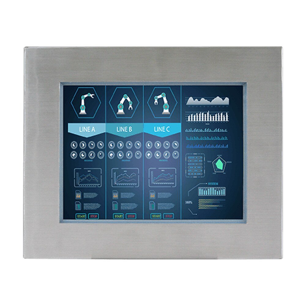 Winmate R08T200-65U1 8.4" IP65 Stainless Resistive Chassis Display