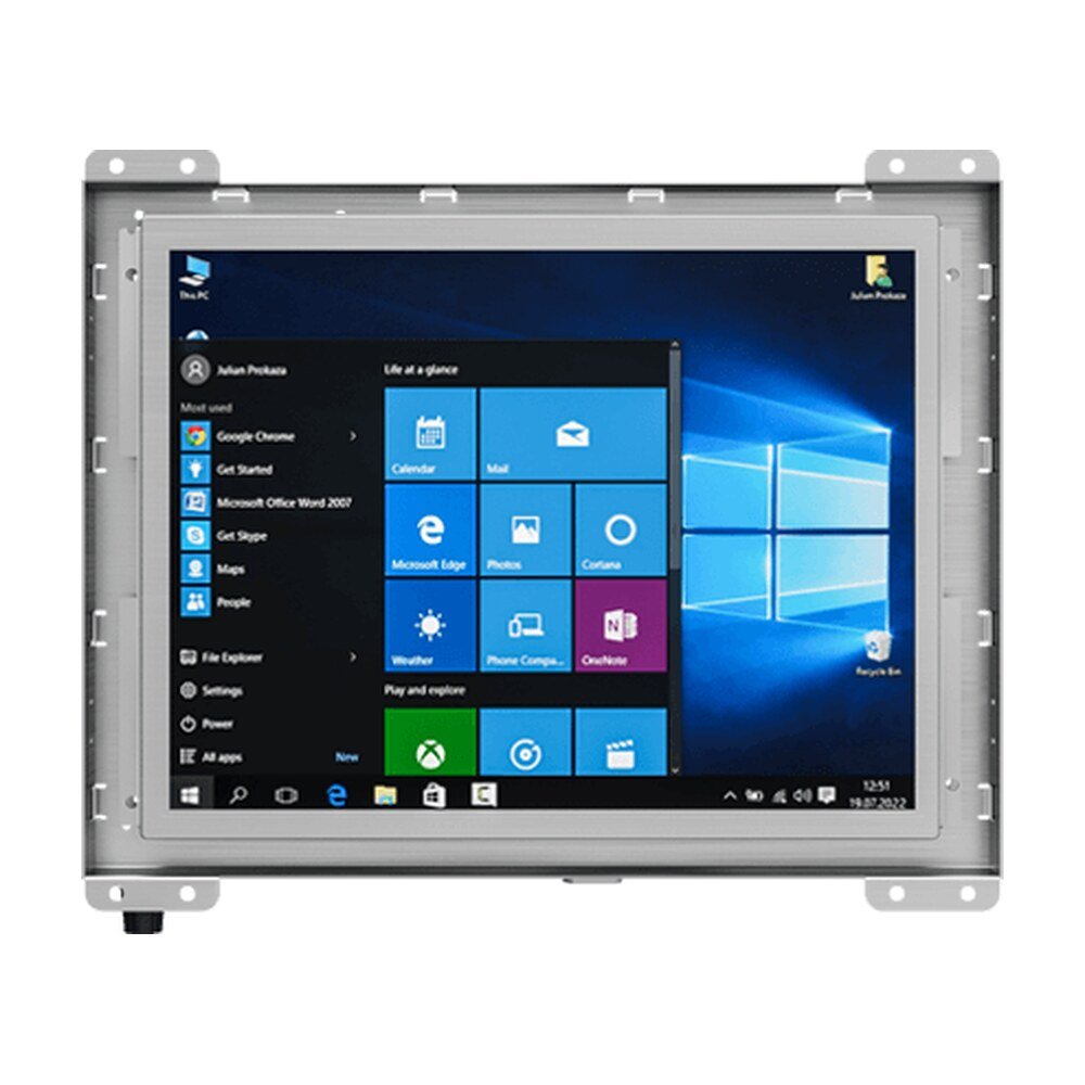 Winmate R10IAD3S-OFT2 10.4" Intel® Core™ i5-1235U Open Frame Panel PC