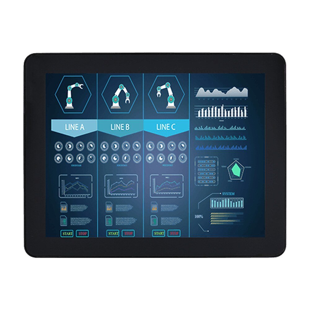 Winmate R10L100-PCT2-POE 10.4" PoE Chassis Display