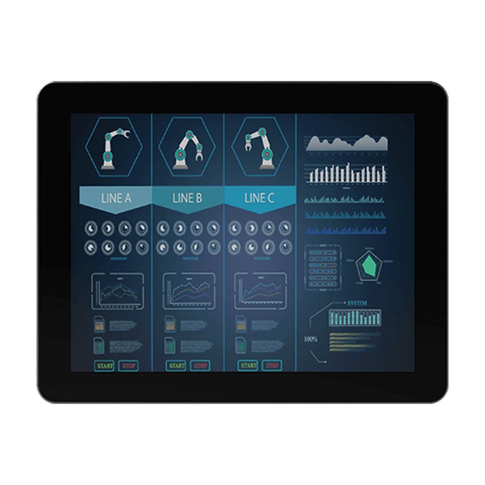 Winmate R10L100-PCT2OD 10.4" PCAP Touch Chassis Display