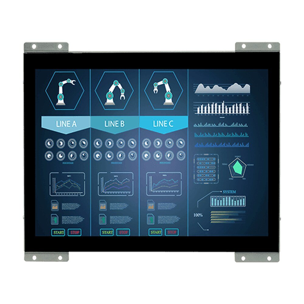 Winmate R10L100-POT2-C 10.4" USB Type-C Open Frame Display