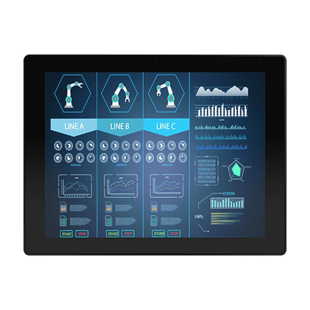 Winmate R12L100-PCM2OD 12.1" PCAP Touch Chassis Display