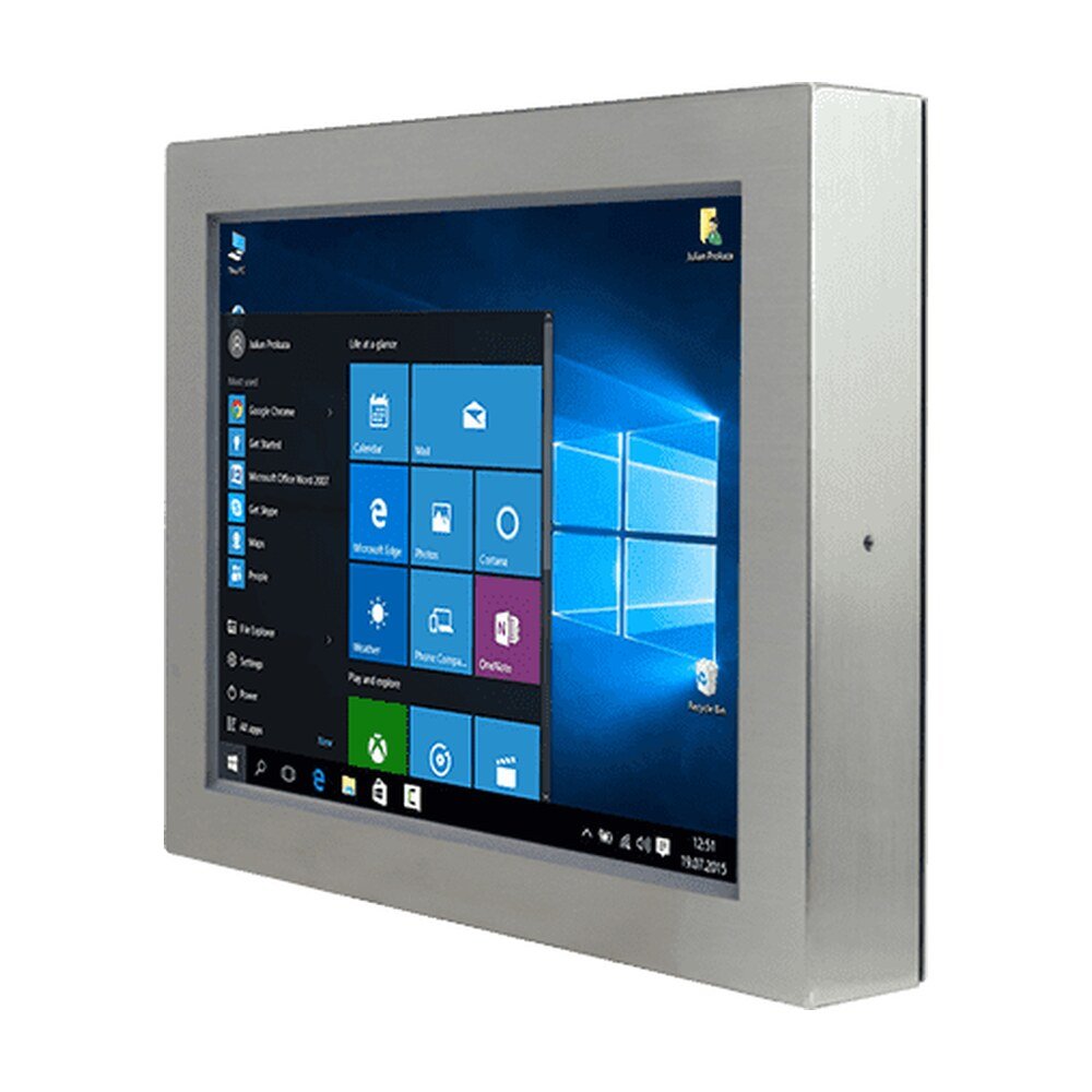Winmate R15IAD3S-65C3 15" Intel® Core™ i5-1235U IP65 Stainless Resistive Chassis Panel PC