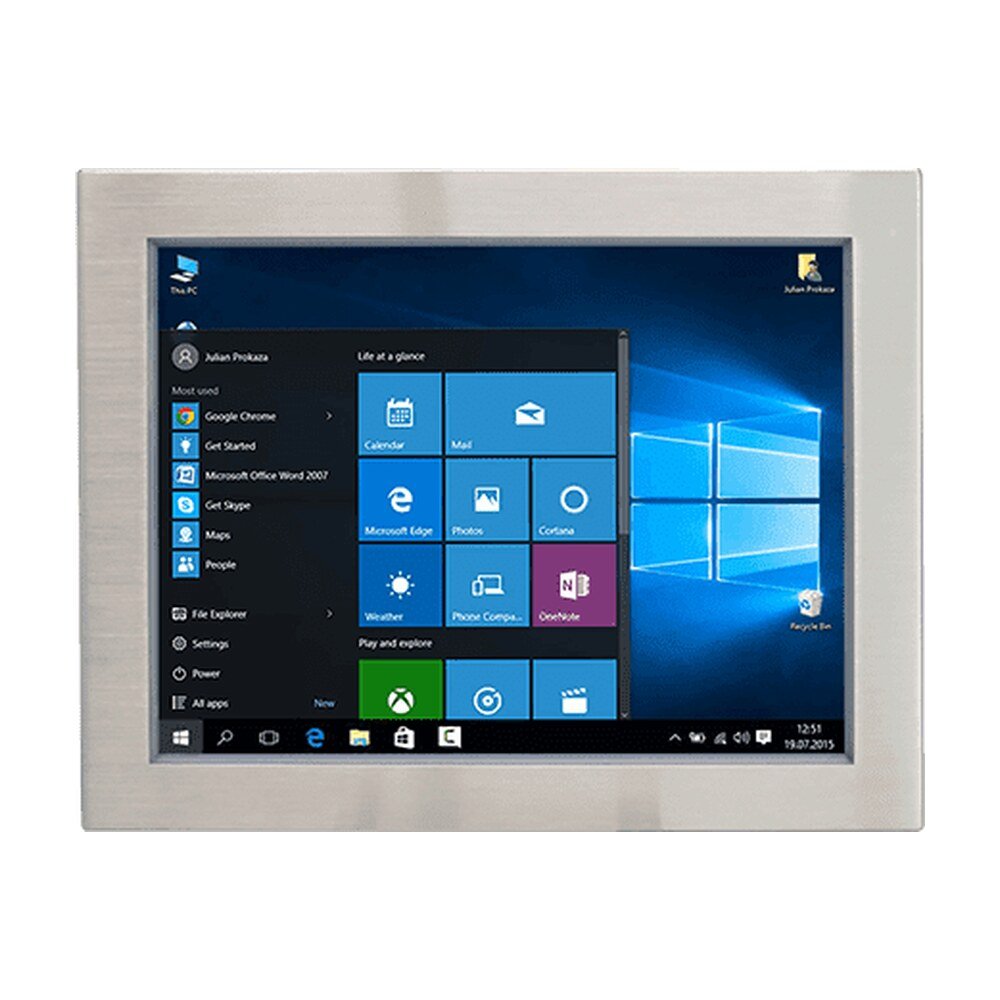 Winmate R15IAD3S-65C3 15" Intel® Core™ i5-1235U IP65 Stainless Resistive Chassis Panel PC