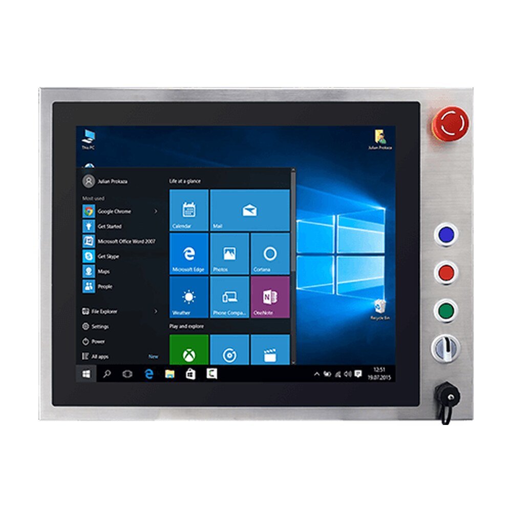 Winmate R15IE3S-SPC3-B 15" Intel Atom® x6413E IP65 Stainless B Series Panel PC