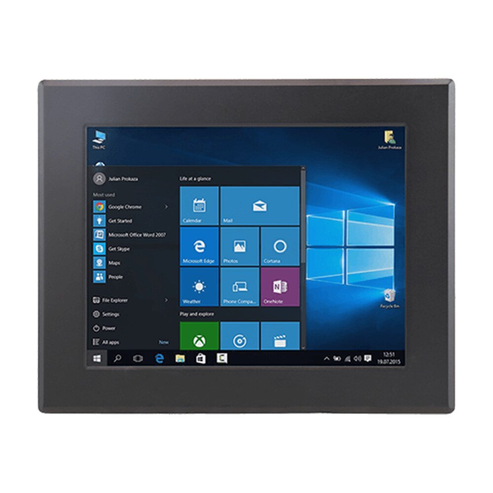 Winmate R15IP7T-IPC3 15" Intel® Pentium® N4200 Front IP65 Panel PC