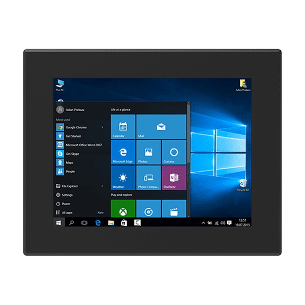 Winmate R15IT3S-IPC3 15" Intel® Core™ i5-1135G7 Front IP65 Panel PC