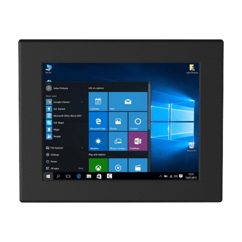 Winmate R15IT7T-IPA3WT 15" Intel® Core™ i5 (Tiger Lake) Front IP65 Wide Temperature Panel PC