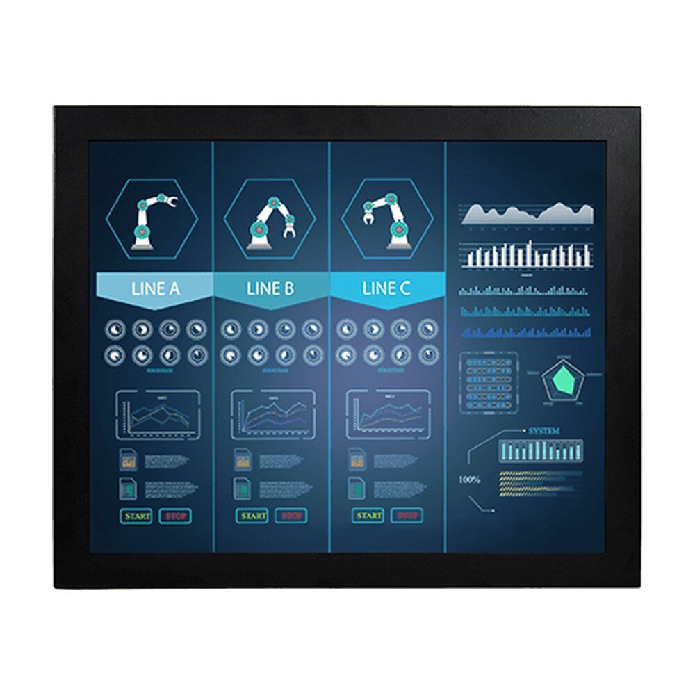 Winmate R15L100-CHA3WT 15" Chassis Wide Temperature Display
