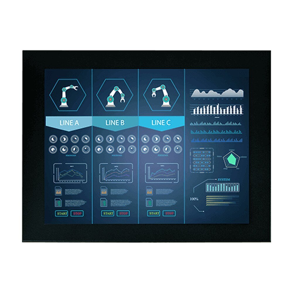 Winmate R15L100-CHC3OD 15" Resistive Touch Chassis Display