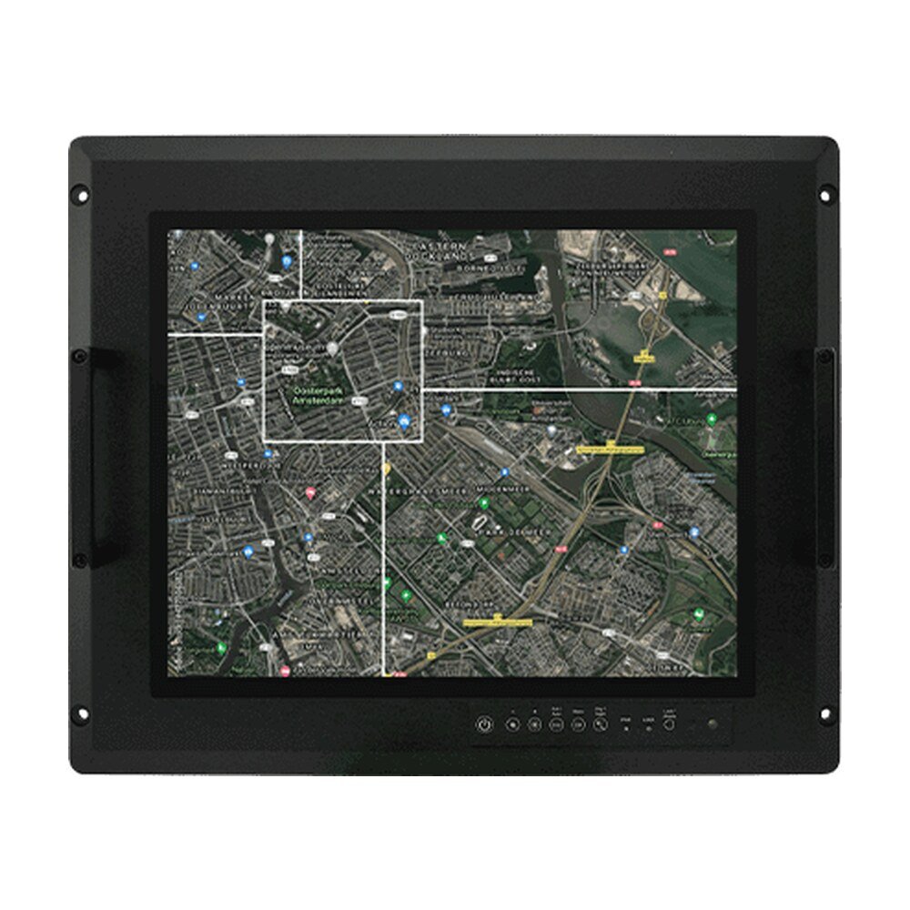 Winmate R15L600-MLA3FP 15" PCAP Rack Mount Defence Display