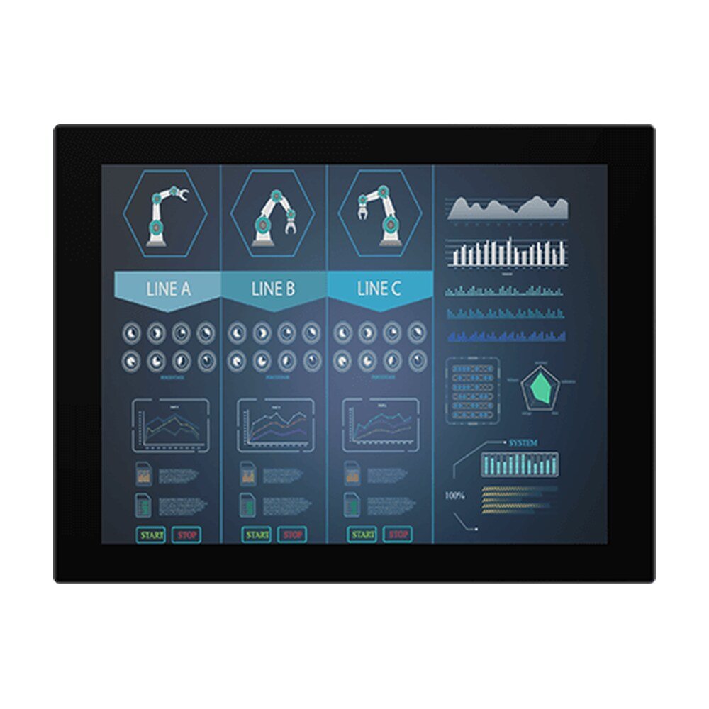 Winmate R15L600-PCC3OD 15" PCAP Touch Chassis Display