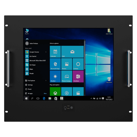 Winmate R17IAD7T-RKM1 17" Intel® Core™ i9/i7/i5/i3 (Alder Lake S) Rack Mount Panel PC