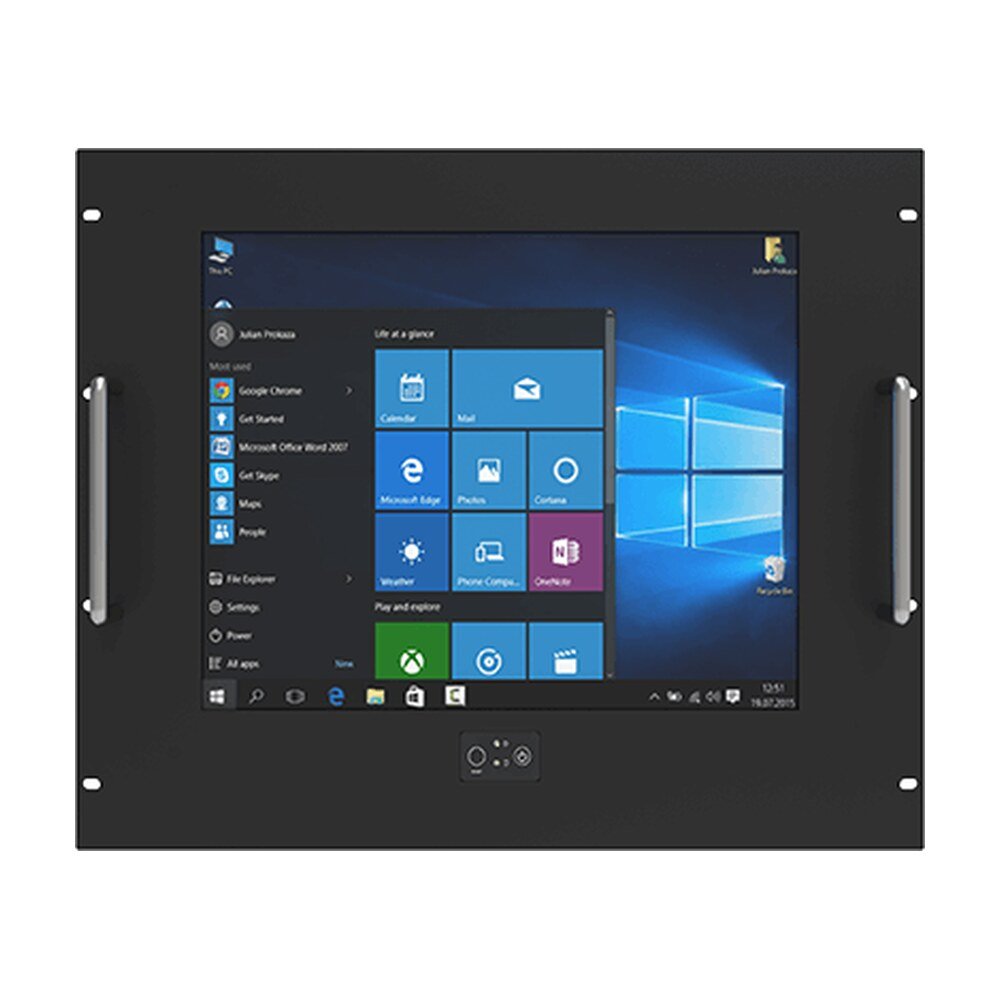 Winmate R17IT7T-RKM1 17” Intel® Core™ i5 (Tiger Lake) Rack Mount Panel PC