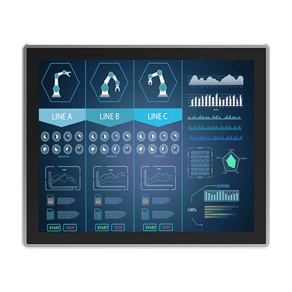 Winmate R17L100-PPM1 17" Multi-Touch Panel Mount Display