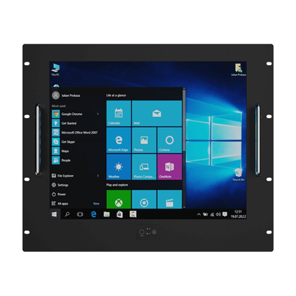 Winmate R19IAD7T-RKA1 19" Intel® Core™ i9/i7/i5/i3 (Alder Lake S) Rack Mount Panel PC