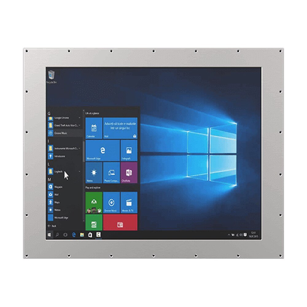 Winmate R19IE3S-67M1ST 19" Intel Atom® x6413E IP67 Stainless Resistive Chassis Panel PC
