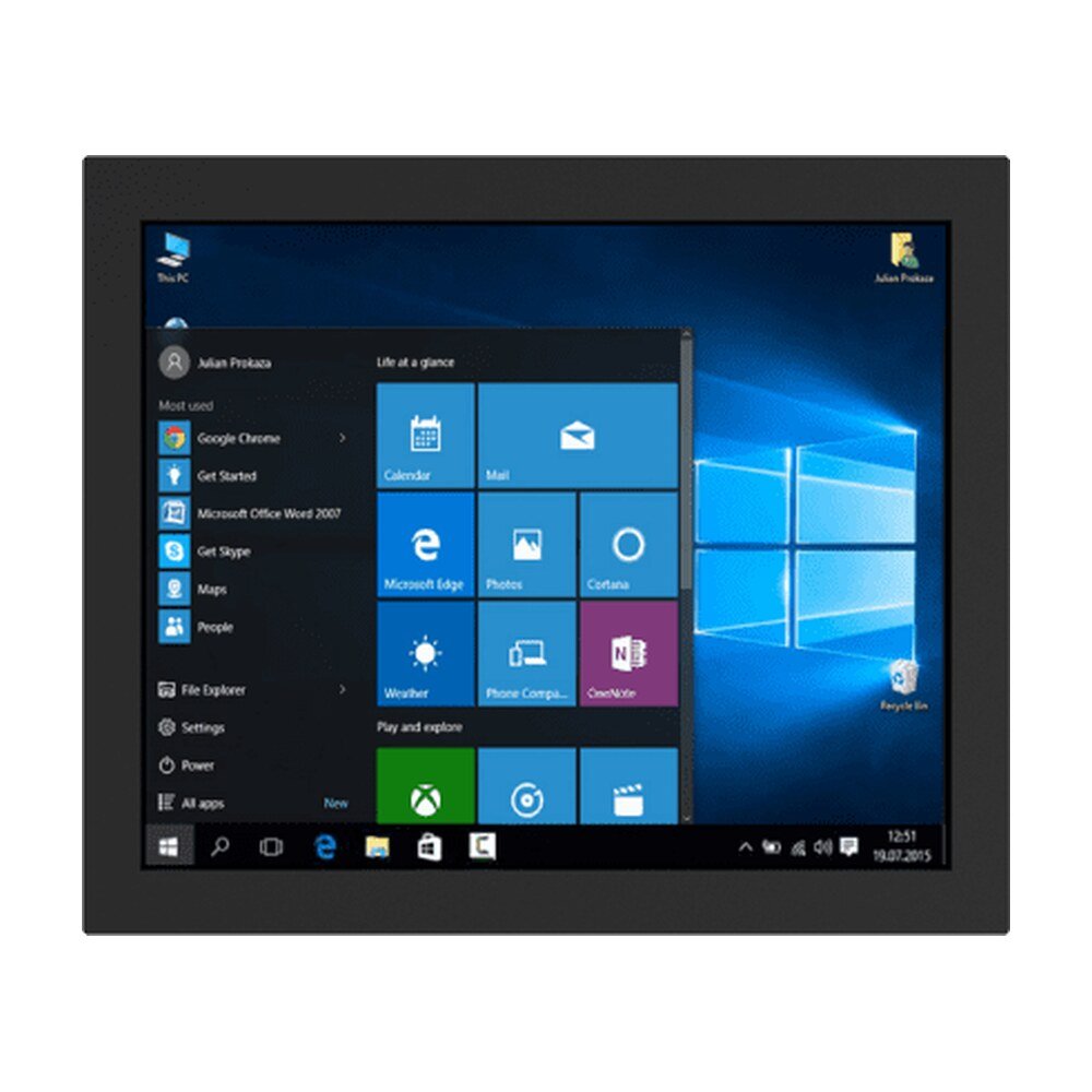 Winmate R19IT7T-CHA2WT 19" Intel® Core™ i5-1135G7 Chassis Panel PC