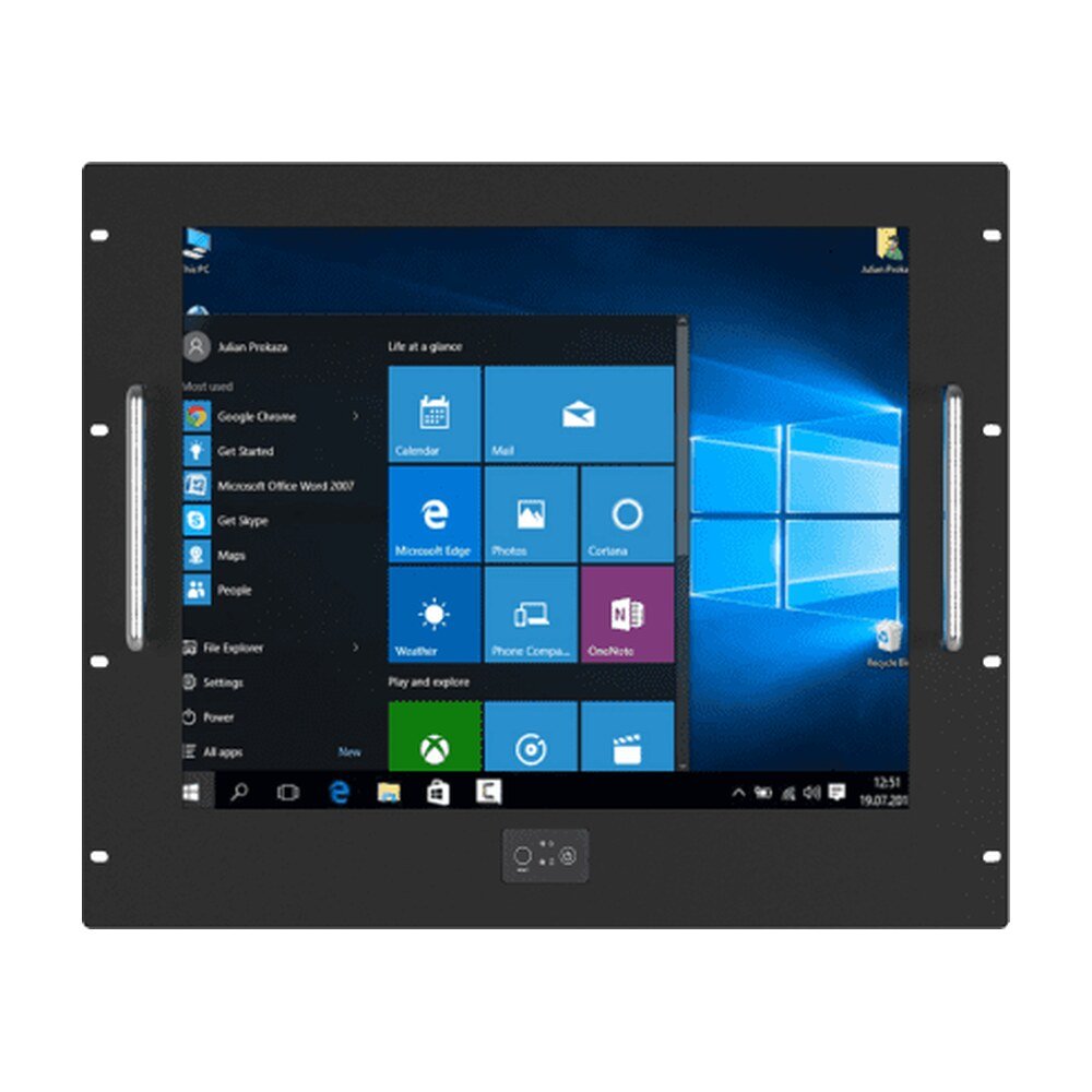 Winmate R19IT7T-RKM1 19” Intel® Core™ i5 (Tiger Lake) Rack Mount Panel PC