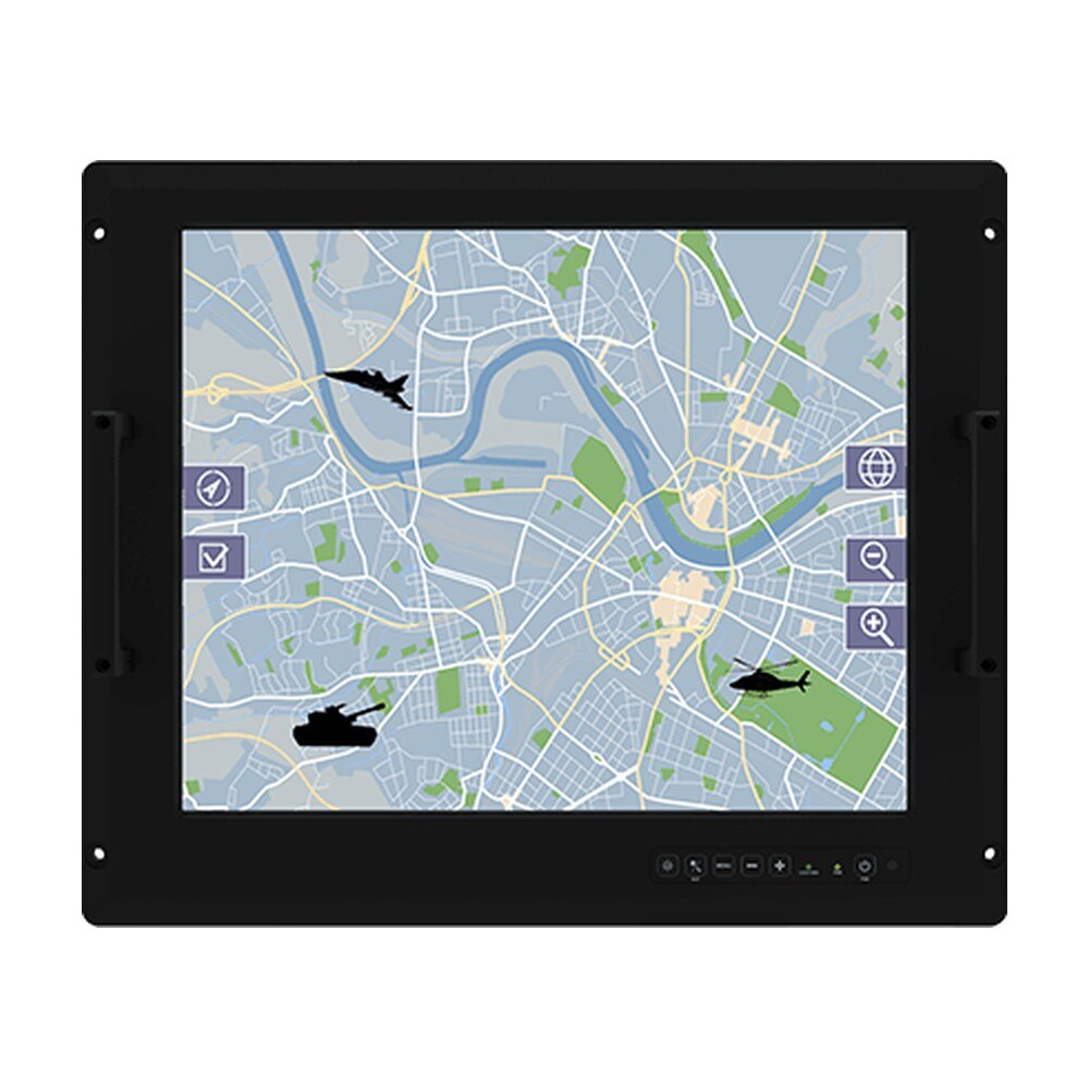 Winmate R19L100-RKA3ML 19" Rack Mount Protective Glass Defence Display