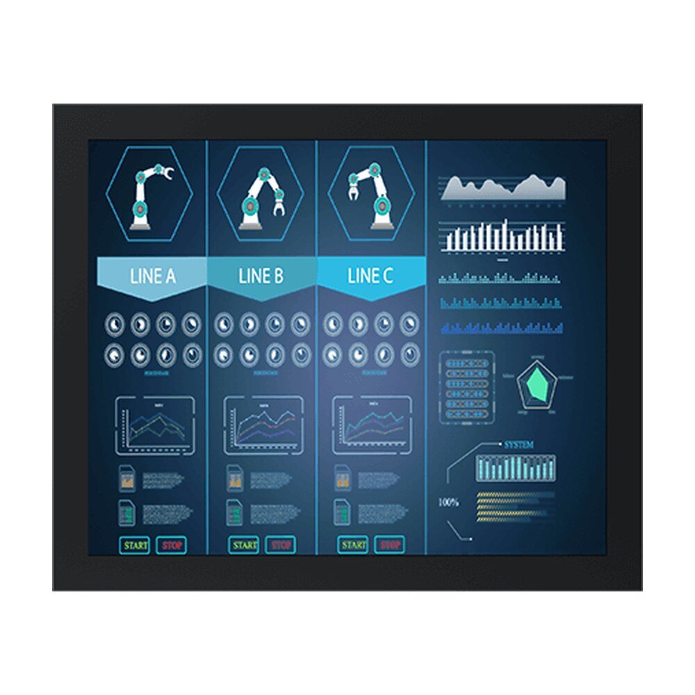 Winmate R19L300-CHA3OD 19" Resistive Touch Chassis Display