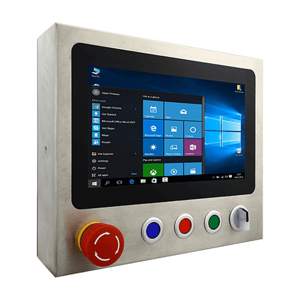 Winmate W10IE3S-SPH2-B 10.1" Intel Atom® x6413E IP65 Stainless B Series Panel PC