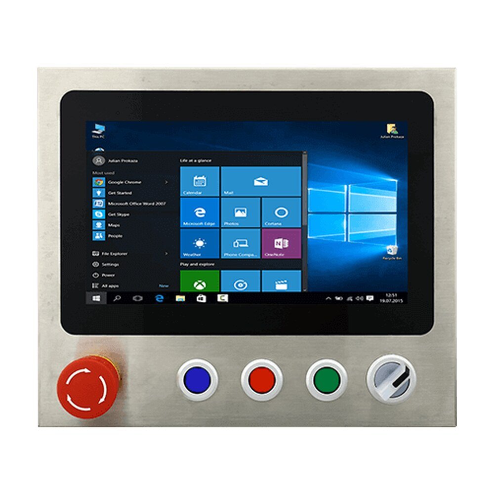 Winmate W10IE3S-SPH2-B 10.1" Intel Atom® x6413E IP65 Stainless B Series Panel PC